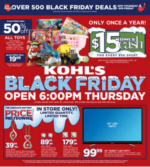 Thrifty Momma Ramblings â€” Kohls Black Friday Ad 2014 Released