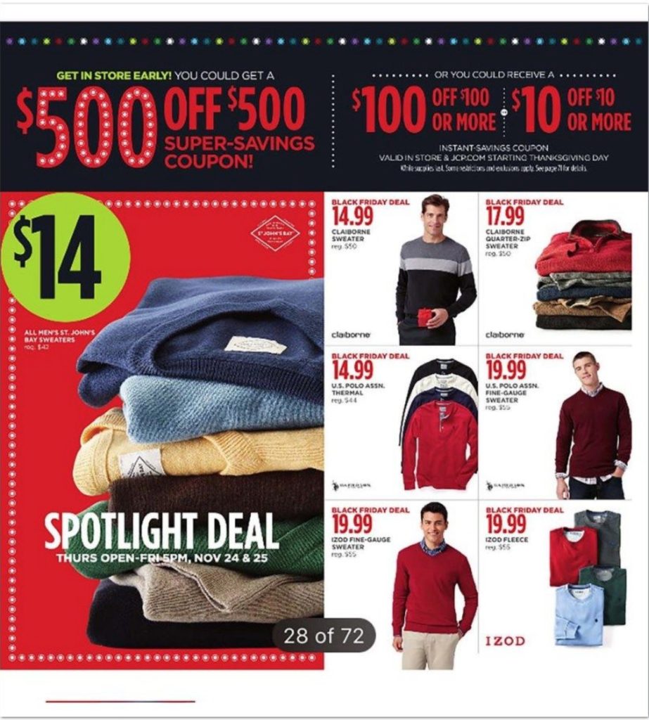 JCPenney Black Friday Ad for 2016 | Thrifty Momma Ramblings
