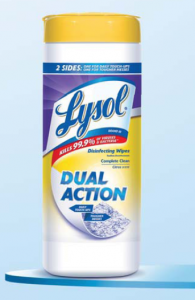 Lysol Dual Action Wipes