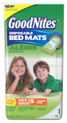 FREE GoodNites Disposable Bed Mats Sample Thrifty Momma Ramblings   GoodNites Disposable Bed Mats 