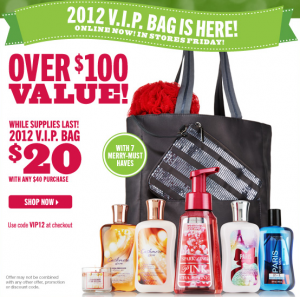 Bath & Body Works Black Friday: Get $20 VIP Bag on $40 Purchase ...