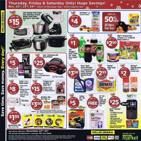 Get a Sneak Peek of the Dollar General Black Friday Ad ...