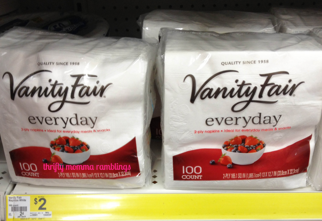 Print Vanity Fair Napkins Coupon! Just 1.50 at Dollar General