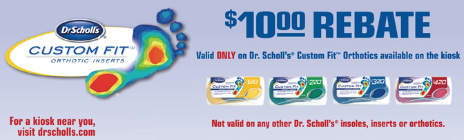 Dr Scholls 10 Mail In Rebate