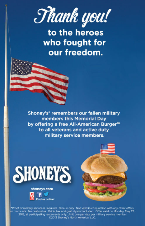 shoneys-memorial-day