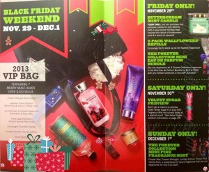 Sneak Peek Bath and Body Works Black Friday Ad 2013 | Thrifty Momma