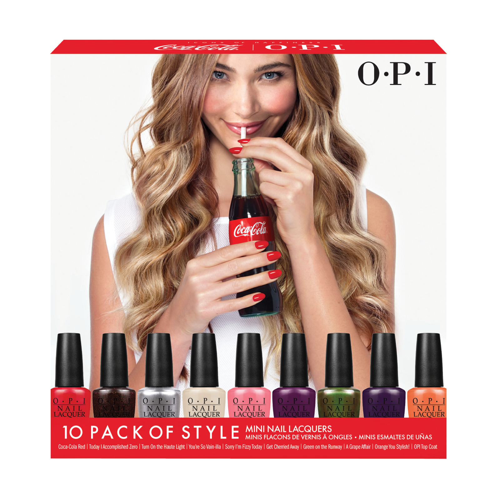 OPI Coca Cola Nail Polish Collection 10 Pack Flash Giveaway | Thrifty ...