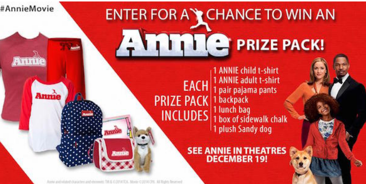 AMC Annie Movie Prize Pack Giveaway | Thrifty Momma Ramblings