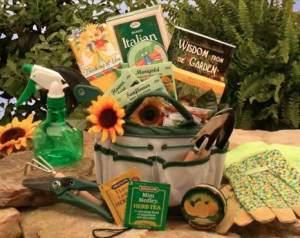 Weekend Gardener Tote Gift Basket