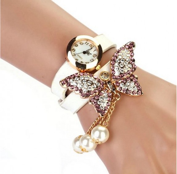 butterfly bracelet watch