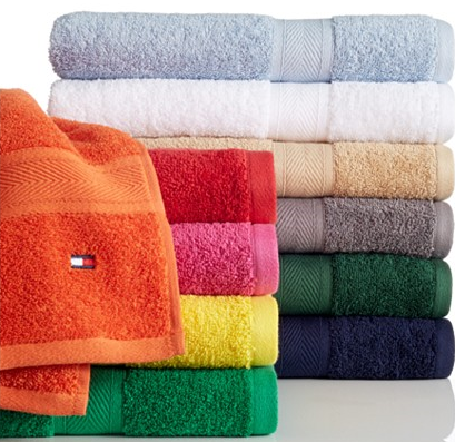 Tommy Hilfiger Bath Towels, Hand Towels, and Washcloths | Thrifty Momma ...