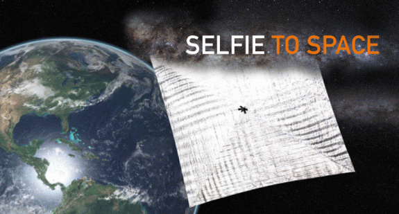 Selfie-to-space