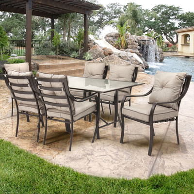 Lavallette 7 Piece Outdoor Dining Set with Cushions