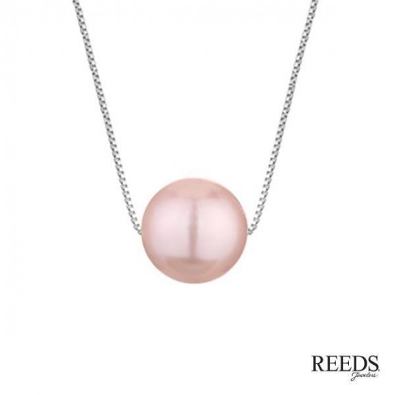 Pink Shell Pearl Bead Necklace