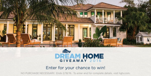 HGTV Dream Home Giveaway 2016 Sweepstakes | Thrifty Momma Ramblings