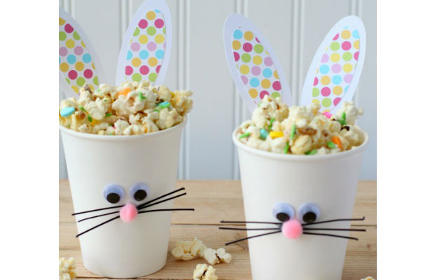 Easter Bunny Cups and Bunny Bait - Giggles Galore