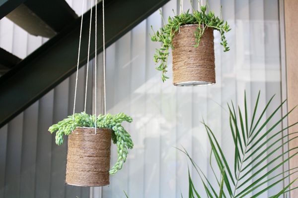 diy hanging flowers