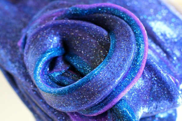 Night Sky Galaxy Slime Craft! | Thrifty Momma Ramblings