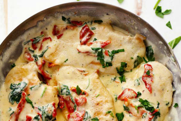 Creamy Tuscan Garlic Chicken Recipe! | Thrifty Momma Ramblings