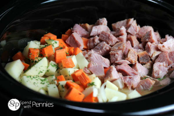 Easy Ham And Potato Soup In The Crockpot Recipe Thrifty Momma Ramblings
