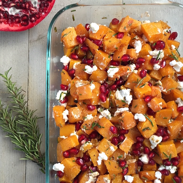 roasted-butternut-squash-with-goat-cheese-pomegranates-and-rosemary-1-copy