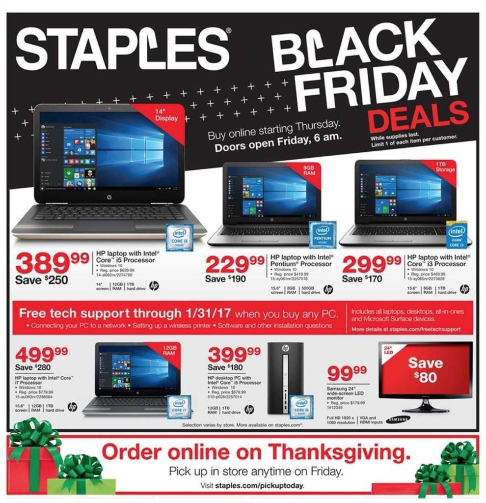 Staples Friday Ad for 2016 | Thrifty Momma Ramblings