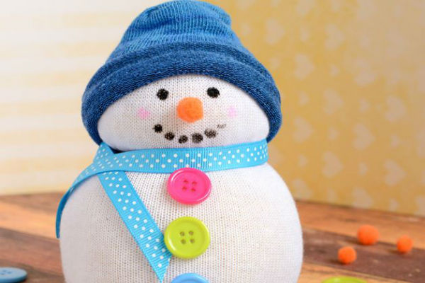 No Sew Sock Snowman Craft! | Thrifty Momma Ramblings