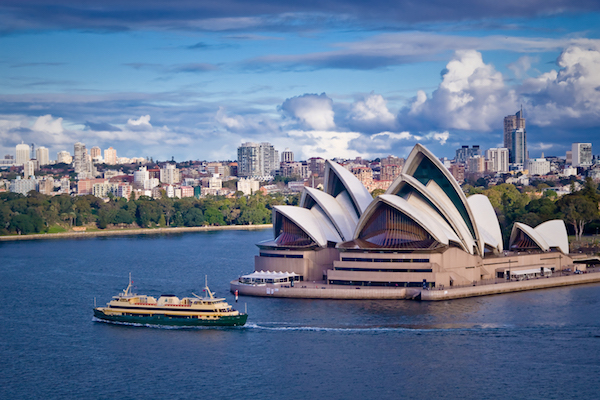 Sydney Opera House and Ferry
