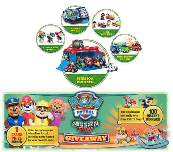 paw patrol summer toys