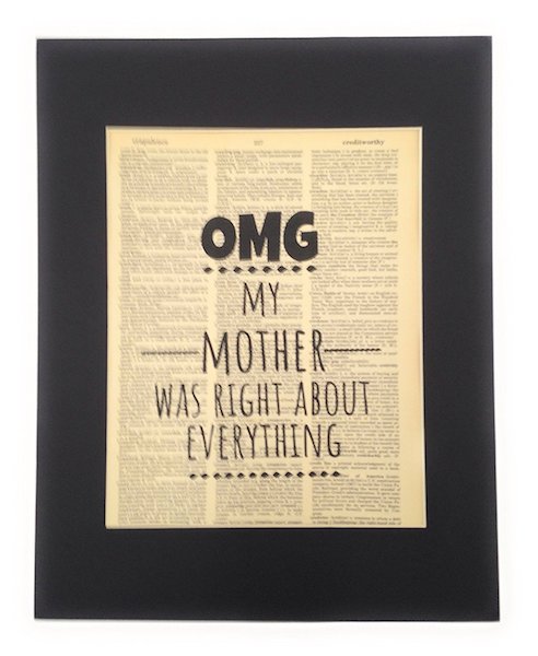 Mothers day print