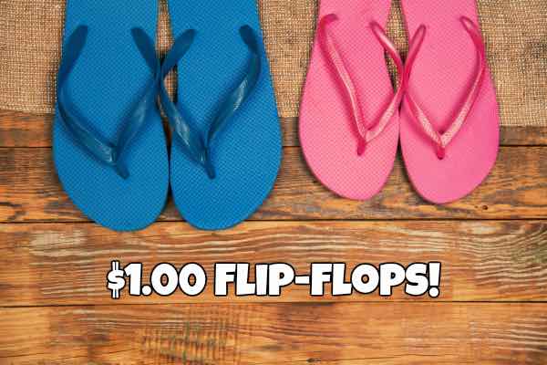 $1.00 flip flops