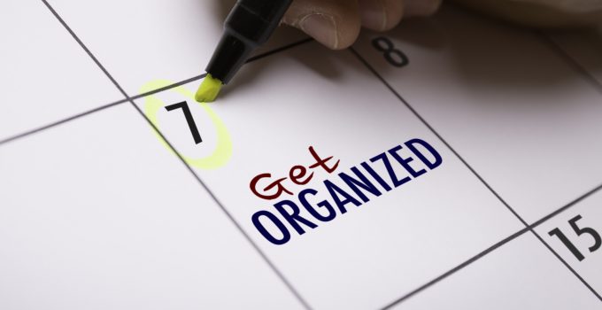 get organized now