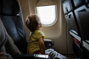 flying with toddler