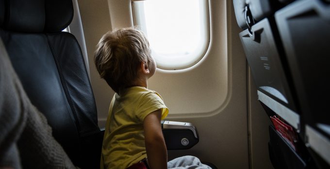 flying with toddler