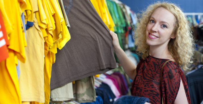 thrift shopping