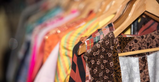 clothing from a thrift store