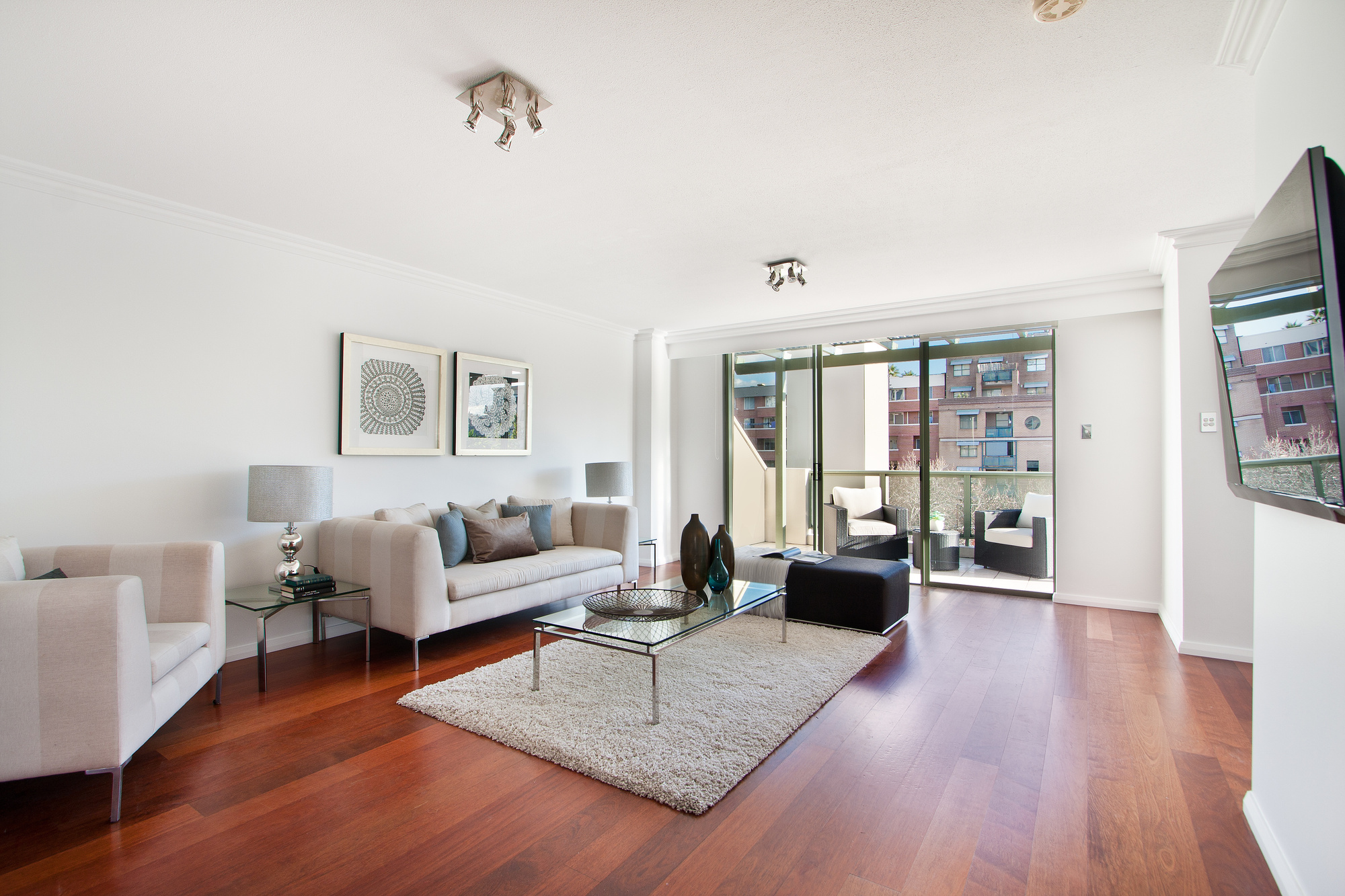 clean living room