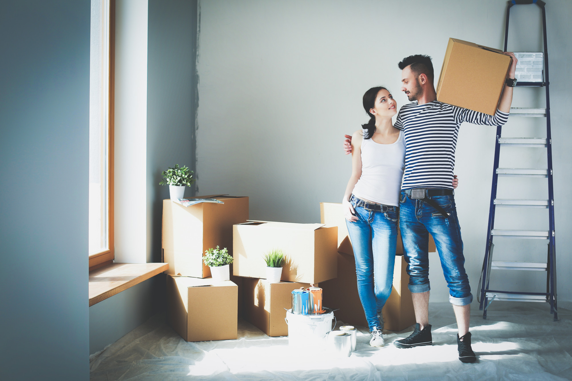 couple getting ready to move