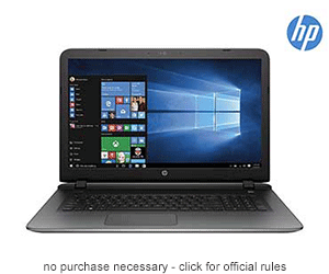 Enter For A Chance To Win A HP Pavilion 17.3 Inch Dual Core Laptop
