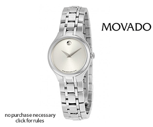 MOVADO Silver Dial Stainless Steel Ladies Watch