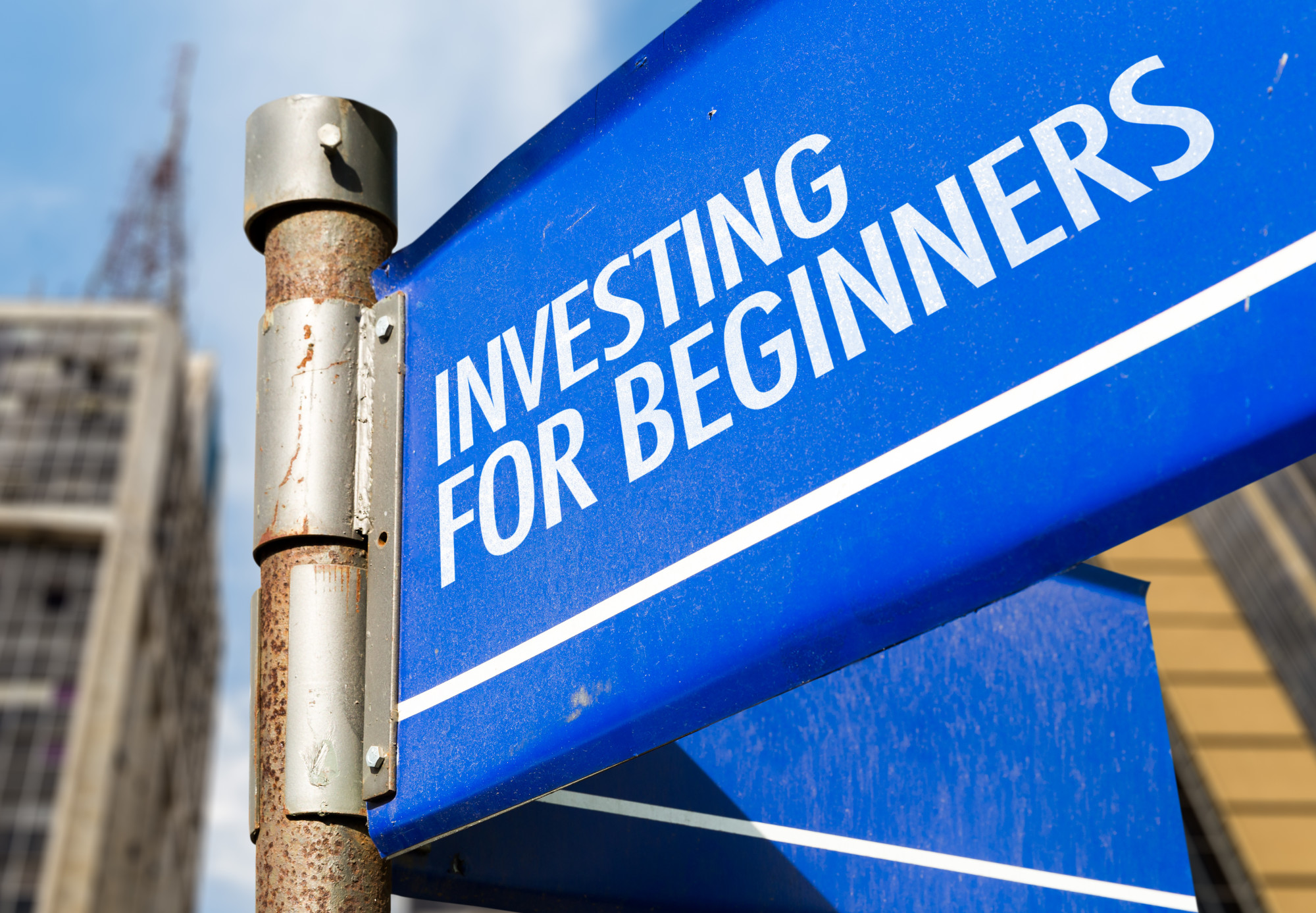 Investing for Beginners Sign